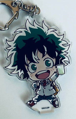 Boku no Hero Academia - Midoriya Izuku - Acrylic Keychain - Keyholder (Collabo Cafe Honpo)