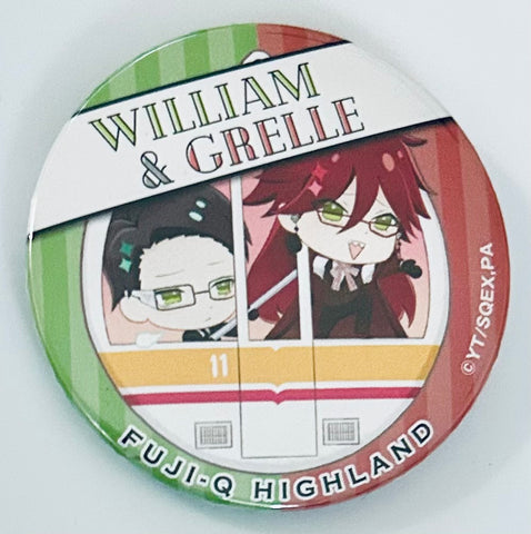 Gekijouban Kuroshitsuji ~Book of the Atlantic~ - Grell Sutcliff - William T. Spears - Badge (Square Enix)