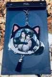 Er Ha He Ta De Bai Mao Shi Zun - The Husky and His White Cat Shizun - Mo Ran - Chu Wanning - Around the Night Ver. - Badge Keychain (NanManShe)