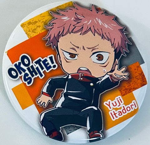 Jujutsu Kaisen - Itadori Yuuji - Badge - Okoshite! Defo - Okoshite! Defo Jujutsu Kaisen Can Badge (Takara Tomy A.R.T.S)