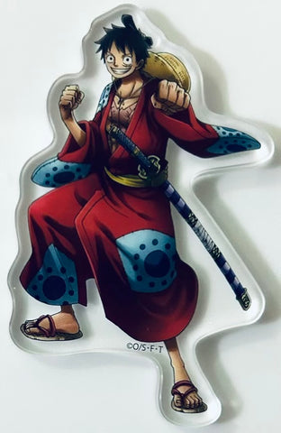 One Piece - Monkey D. Luffy - Acrylic Magnet - KirieArt Series - One Piece KirieArt Acrylic Magnet (Tapioca)