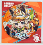 Genshin Impact - Kachina - Badge - Genshin Impact Blaze to Natlan Series - Genshin Impact x Simeji (Fantasy Village, miHoYo, Simeji)