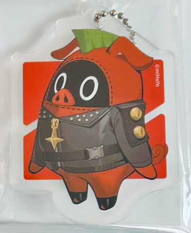 Zenless Zone Zero - Red Moccus - Acrylic Keychain - Bangboo Falling from the Sky - [New Eridu] - Zenless Zone Zero Garden Party Series Acrylic Keyholder - Zenless Zone Zero New Eridu Garden Party Series (miHoYo)