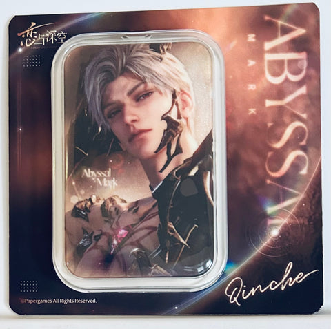 Love and Deepspace - Sylus - Lian Yu Shen Kong Qin Che Abysm Sovereign Series - Square Can Badge - Abyssal Mark (Papergames)