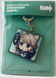 Genshin Impact -  Lynette - Acrylic Keychain - Keyholder - Emoticon Series - Q Version (Mihoyo)