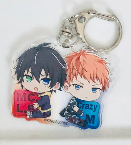 Hypnosis Mic -Division Rap Battle- - Busujima Mason Rio - Yamada Saburo - Acrylic Keychain - Gyugyutto - Pair Gara ver. (Bell House)