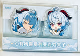 Genshin Impact - Ganyu - Acrylic Clip (Set) - Genshin Impact Heart Joy Series (HeyTea Collab)  (miHoYo)