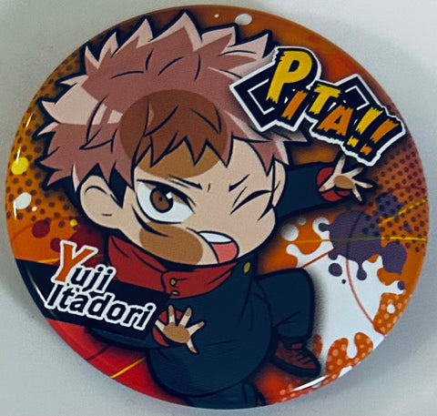 Jujutsu Kaisen - Itadori Yuuji - Badge - Pita! Deforme - Pita! Deforme Jujutsu Kaisen Can Badge (Takara Tomy A.R.T.S)