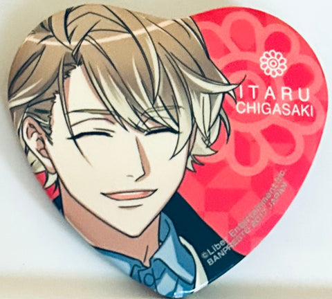 A3! - Chigasaki Itaru - Kotenma Heart-shaped can badge "Ichiban Cafe A3! ( Acely) - Kanpai to "MANKAI Company"! ~" Drink order benefits