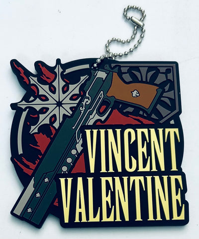 Final Fantasy VII Rebirth - Vincent Valentine - Final Fantasy VII Rebirth Hatsubai Kinen Kuji (F Prize) - Rubber Keychain (Square Enix)