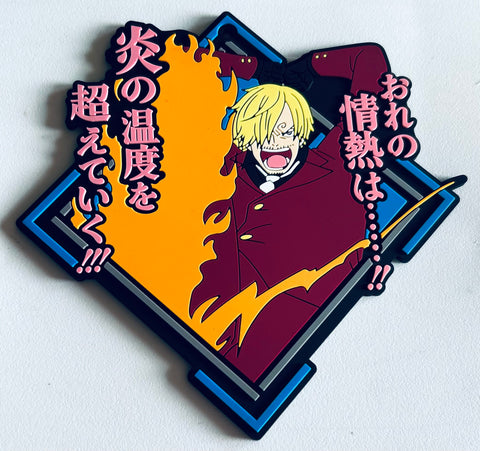 One Piece - Sanji - Ichiban Kuji - Ichiban Kuji One Piece Ryouyoku Kessen (H Prize) - Meigen Rubber Coaster (Bandai Spirits)