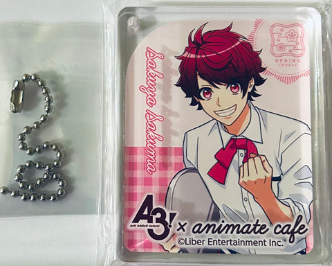 A3! - Sakuma Sakuya - A3! x animate cafe - CoLotta Trading Acrylic Plate Keychain - A Group (Animate)