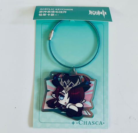 Genshin Impact - Chasca - Acrylic Keychain - Genshin Impact Default Stamp Series (miHoYo)