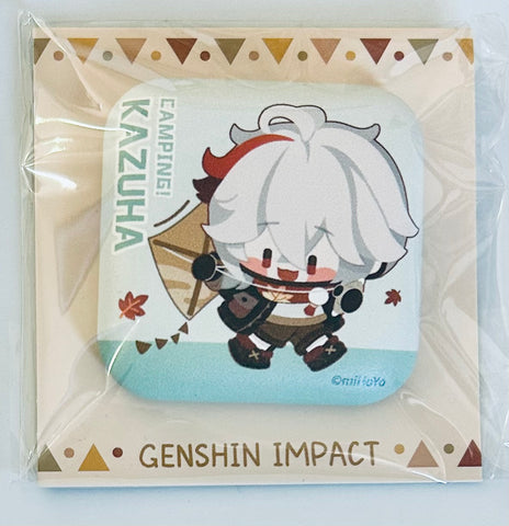 Genshin Impact - Kaedehara Kazuha - Genshin Impact Relaxing Camp Series - Square Can Badge (miHoYo)