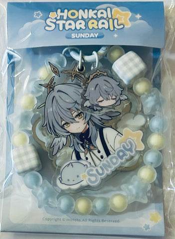 Honkai: Star Rail - Sunday - Beaded Double Acrylic Keychain - Honkai: Star Rail Boy's Dormitory Series (miHoYo)