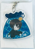 Bungou Stray Dogs - Dazai Osamu - Acrylic Keychain - Keyholder - Pukasshu - Kuro no Jidai ver. (Bell House)