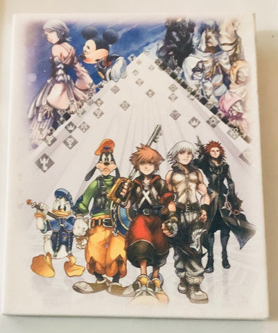 Kingdom Hearts - Aced - Aqua - Ava - Axel - Donald Duck - Goofy - Gula - Invi - Ira - King Mickey - Luxu - Master of Masters - Riku - Sora - Mini Canvas Board - Ichiban Kuji Kingdom Hearts ~Second Memory~ - E Prize (Square Enix)