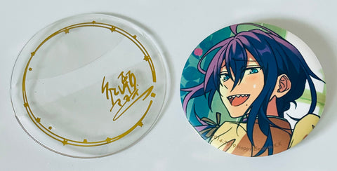 Ensemble Stars!! - Ayase Mayoi - Can Badge with Gold Signature Cover - Ensemble Stars!! SMILE Character Badge Collection (Animate, Movic, Toy's Planning)
