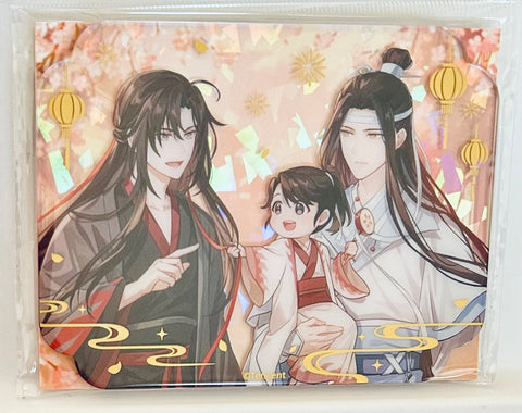 Mo Dao Zu Shi - Lan Sizhui - Lan WangJi - Wei Wuxian - Acrylic Card - Wu Wang Ver. Hua Deng (Nanmanshe)