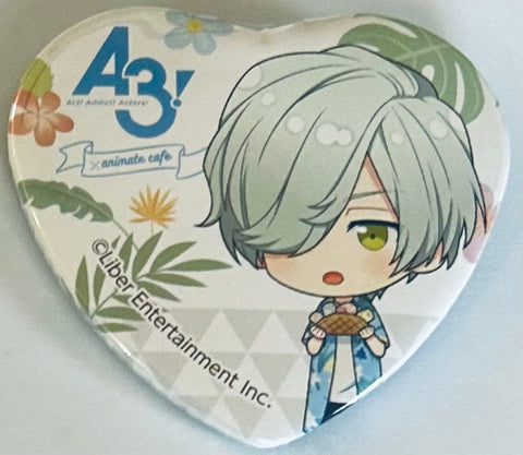 A3! - Mikage Hisoka - A3! x Animate Cafe - Can Badge - Tropical Resort ver. B (Animate)