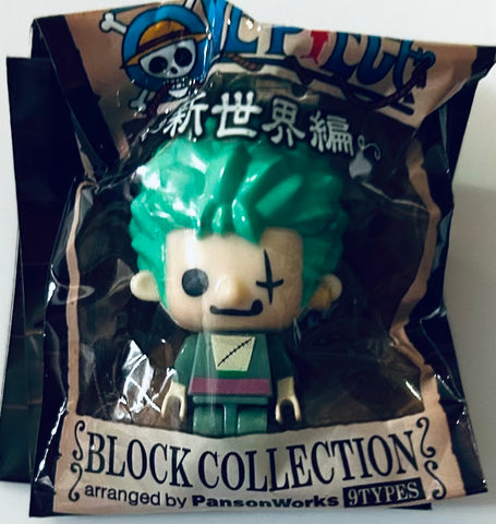 One Piece - Roronoa Zoro - BLOCK FIGURE COLLECTION by Panson Works ONE PIECE SERIES SUNTORY - PansonWorks (Suntory)
