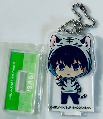 Blue Lock - Isagi Yoichi - Blue Lock x Tobu Zoo Collaboration Trading Chibi Chara Acrylic Stand Keychain ver. A - Chibi Chara - Standing Acrylic Keychain (Arma Bianca, Tobu Leisure Kikaku)