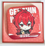 Genshin Impact - Diluc Ragnvindr - Square Can Badge (AIMON, IPSTAR)