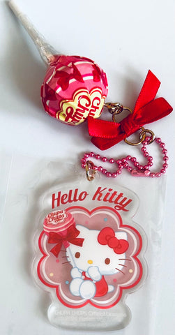 Sanrio Characters - Hello Kitty - Acrylic Keychain - Sanrio Characters & Chupa Chups Acrylic Keyring Series 2