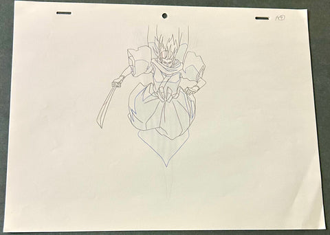 Bleach - Byakuya Kuchiki - Episode ? - A4 Key Douga - Production Sketch