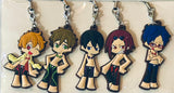 Free! Dive to the Future - Ryuugazaki Rei - Hazuki Nagisa - Tachibana Makoto - Nanase Haruka - Matsuoka Rin - Rubber Strap Set