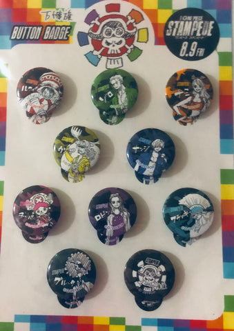 One Piece Stampede - Monkey D. Luffy - Badge - One Piece Movie Stampede Button Badge Set - (Toei Animation)