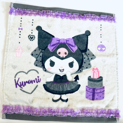 Sanrio Characters - Kuromi - Hand Towel - Kuromi Hand Towel Black “Sanrio winning lottery Kuromi winning lottery”