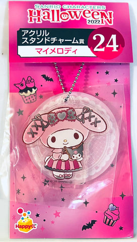 Sanrio Characters - Kuromi - My Melody - Acrylic Stand Charm - HappyKuji - HappyKuji Sanrio Characters Halloween 2022 (Sunny Side Up)