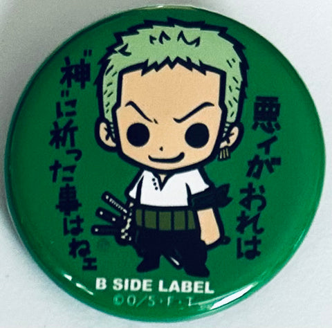 One Piece - Roronoa Zoro - B-Side Label One Piece - Badge - One Piece Collab Can Badge (B-Side Label)