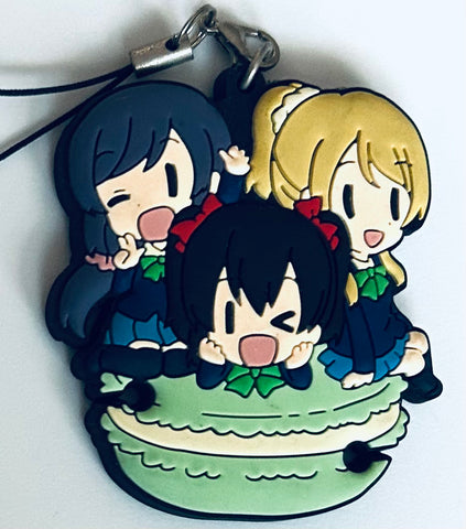 Love Live! School Idol Project - Ayase Eli - Toujou Nozomi - Yazawa Nico - Rubber Cord Holder - ~NicoNozoEli~ (Ascii Media Works)