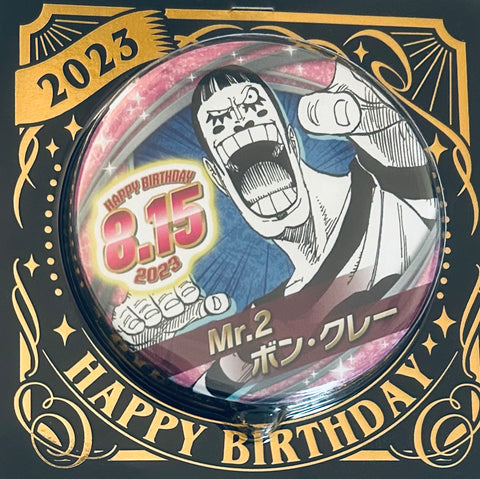 One Piece - Mr.2 Bon Kure - Badge - Birthday Can Badge - 2023 (Jump Shop, S.I.S Corporation)