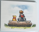 Kingdom Hearts - Sora - Winnie-the-Pooh - Mini Canvas Board - Ichiban Kuji Kingdom Hearts ~Second Memory~ - E Prize (Square Enix)