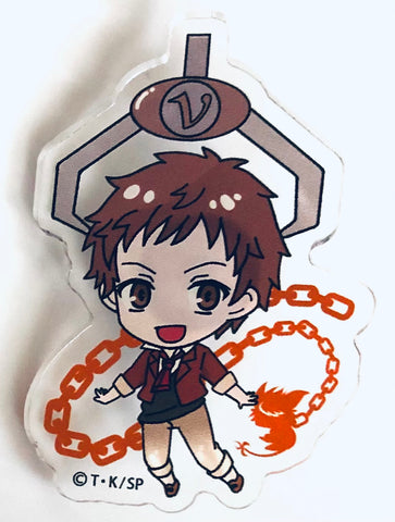 SERVAMP Eformed Pajamas Rubber Strap Keychain – Kuro Tsubaki Alicein & Misono Tetsu – Japan Import