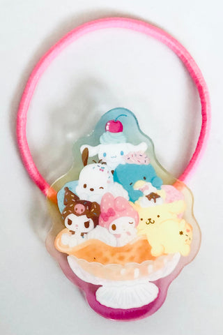 Sanrio Characters - Cinnamoroll - Kuromi - My Melody - Pochacco - Pompompurin - Tuxedo Sam - Hair Elastic (Sanrio)