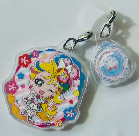 Precure All Stars - Tropical-Rouge! Precure - Cure Summer - Flat Mejirushi Accessory - Gashapon Kuji - Gashapon Kuji Precure All Stars Precure Assort 2023 (Prize B) (Bandai)