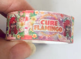 Precure Allstars - Tropical-Rouge! Precure - Cure Flamingo - Gashapon Kuji - Gashapon Kuji Precure All Stars - Precure Assort (Prize C) - Masking Tape (Bandai)
