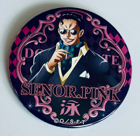 One Piece - Señor Pink - Badge - One Piece Yakara Can Badge - One Piece Yakara Can Badge Vol.24 World (Brujula, Mugiwara Store, Toei Animation Official Store)