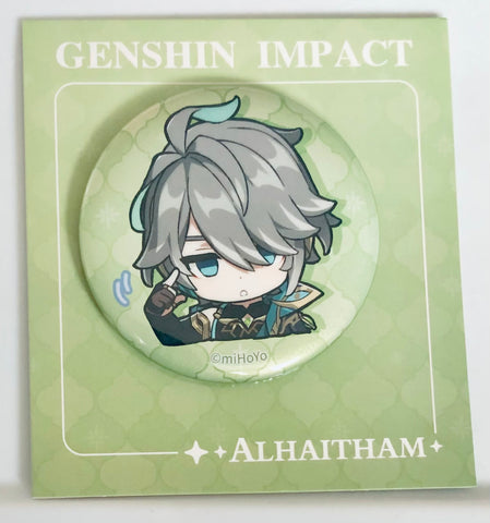 Genshin Impact - Alhaitham - Can Badge - Q Version Emoji Badge - Sumeru City Genshin (Mihoyo)