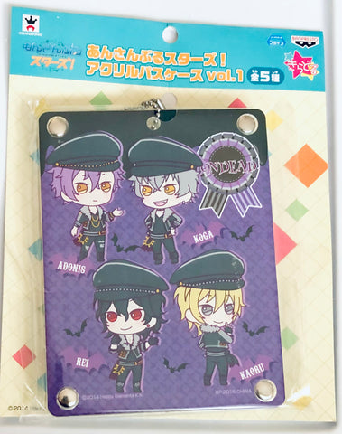 Ensemble Stars! - Hakaze Kaoru - Oogami Kouga - Otogari Adonis - Sakuma Rei - Acrylic Pass Case - Ensemble Stars! Kiradoru Acrylic Pass Case Vol. 1 - Pass Case - Undead (Banpresto)