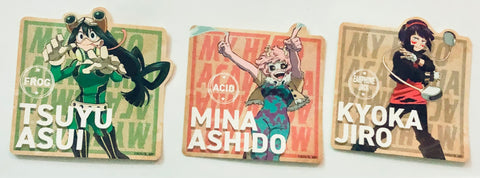 Boku no Hero Academia - Jirou Kyouka - Asui Tsuyu - Ashido Mina - Set of 3 Stickers
