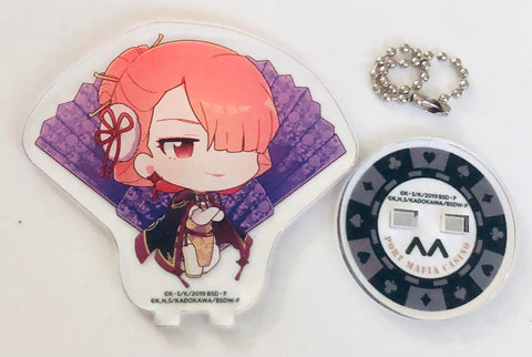Bungou Stray Dogs - Ozaki Kouyou - Acrylic Stand - Bungou Stray Dogs Trading Acrylic Stand Port Mafia Casino ver. - Stand Pop (Animate Cafe)