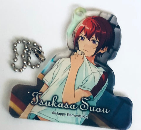 Ensemble Stars! - Suou Tsukasa - Acrylic Keychain - Ensemble Stars! Acrylic Keychain Collection Idol School Days Ver.A - Keyholder (Movic)