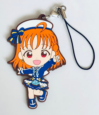 Love Live! Sunshine!! - Takami Chika - Ichiban Kuji Love Live! Sunshine!! -4th- - Kyun-Chara Illustrations - Rubber Strap - Shin Ishou ver. (Banpresto)