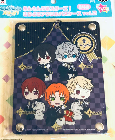 Ensemble Stars! - Narukami Arashi - Sakuma Ritsu - Sena Izumi - Suou Tsukasa - Tsukinaga Leo - Acrylic Pass Case - Ensemble Stars! Kiradoru Acrylic Pass Case Vol. 2 - Pass Case - Knights (Banpresto)