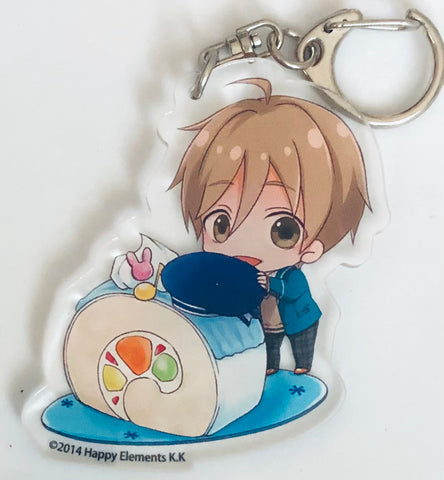 Ensemble Stars! - Mashiro Tomoya - Acrylic Keychain - Ensemble Stars! × Animate Cafe 1 - Keyholder (Animate)